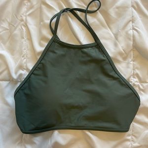 Aerie Halter Tie Back Bikini Top